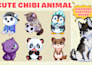 draw a custom chibi animal, pet or mascot